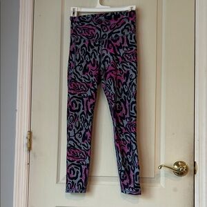 Pink and Gray Animal Print Under Armor Leggings
